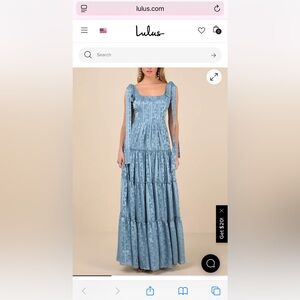 Lulu's Tiered Maxi Dress